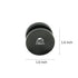 20Pcs Black Circular Ring Corner Post Electric Fence Insulator, Polyrope Insulator for Electric Fence Wire...