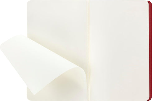 Moleskine Cahier Journal, Soft Cover, Large (5" x 8.25") Plain/Blank, Cranberry Red, 80 Pages (Set of 3)...