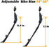 Bike Kickstand Adjustable Rear Mount aluminum alloy Bicycle Kickstand for 24” 26” 700C 27.5” 28” inch Mountain Bike Adult Bike...