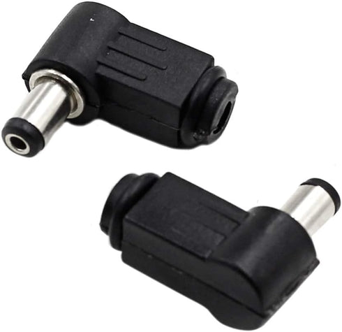 Luomorgo Right Angle 5.5 x 2.1mm/0.22 x 0.08 inch DC Socket Jack Charger Power Plug Solder 20pcs...