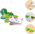 3pcs Mini Staplers for Desk, Kids Cartoon Stapler Crocodile Dinosaur, Handheld Fun Stapler for Kids Home Office...