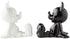 Enesco Disney Ceramics Mickey Mouse Sitting Salt and Pepper Shakers, 3.5 Inch, Black and White...