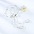 Boho Barefoot Sandals Starfish Beaded Foot Chain Beach Toe Ring Ankle Chain for Women (2PCS)...