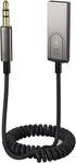 MMOBIEL Bluetooth AUX Adapter USB – 3.5mm AUX Bluetooth Car Adapter - AUX BT Adapter - USB Bluetooth Adapter to 3.5mm Jack with Microphone Wireles...