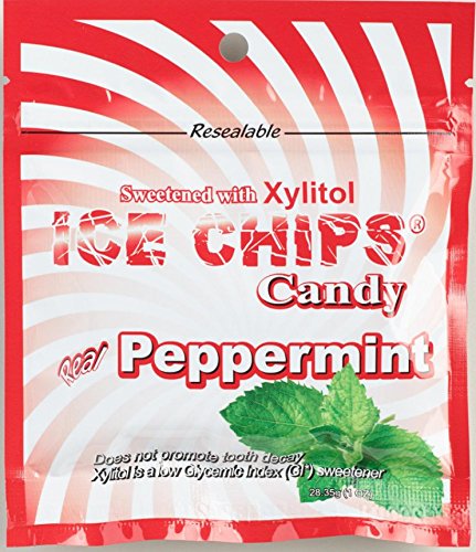 Ice Chips Xylitol Candy in Resealable Pouch (1 oz) 8 Pack Assortment...