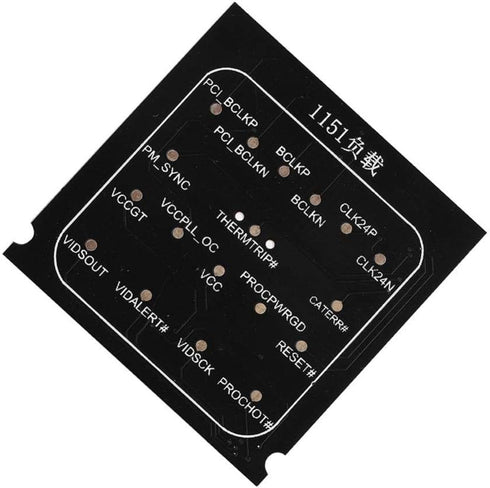 CPU Interface Motherboard Test Card, 2 in 1 Loading Board 1151 Test Card LED Indicator CPU Socket Motherboard Tester with Light for Intel...