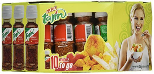 Tajin Seasoning with Lime 10 Minis to Go, 10/.35 Oz. Bottles by Tajin...