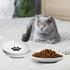 CSD Cat Food Bowl (3 Pack) - Ceramic Cat Bowls with Nonslip Silicone Bottom, Whisker Friendly, 200ml Capacity...