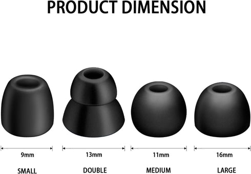 Replacement Eartips Compatible with Powerbeats Pro Wireless Earphone Headphones Soft Silicone Earbuds Tips Buds Set...
