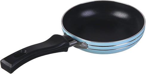 Zoofen 4.7" Frying Pan Mini Round Egg Skillet Non Stick One Egg Fry Pan Breakfast Pan with Long Handle...