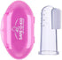 Silicone Finger/Mouth Toothbrush with Case Set, Infant Training Soft Teeth Brush, Oral Cleaning Massager - Pink...