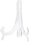 uxcell 2pcs 9.8" Acrylic Easel Stand, Folding Display Plate Holder Clear for Decorative Picture Frame...
