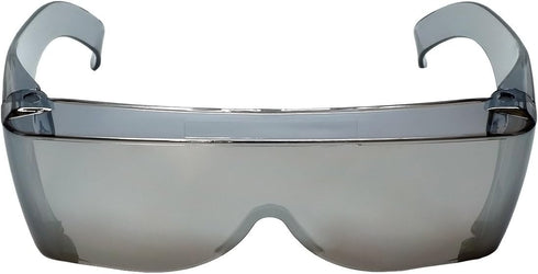 Calabria 3000 Fit Over Safety Glasses Fitover Prescription Eyewear Silver Mirror Men Women Wrap Around Tinted Anti Fog Glare...