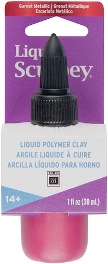Liquid Sculpey Liquid Polymer Clay (Garnet Metallic)...
