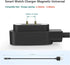 Universal Smart Watch Charger Magnetic, da fit Smartwatch Accessories 2 Pin Magnetic Replacement Charger Compatible Cable Contact pin spacing 2.54...