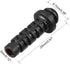 uxcell 20pcs 3mm Inner Dia PVC Strain Relief Cord Boot Protector Power Tool Hose Black...