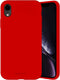 GOOSPERY Liquid Silicone Case for Apple iPhone XR 6.1 Inch (2018) Jelly Rubber Bumper Case with Soft Microfiber Lining (Red)...