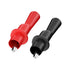 Goupchn Multimeter Push on Alligator Clips Set 4PCS Insulated Crocodile Clamps for Electrical Testing...