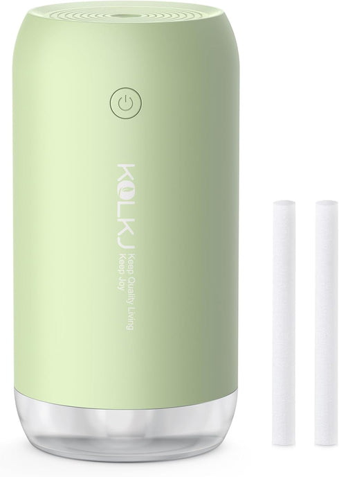 Portable Mini Humidifier, 350ml Quiet Small Cool Mist Humidifiers USB Personal Desktop Humidifier for Bedroom Office Plants Car Baby Nursery with ...