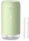Portable Mini Humidifier, 350ml Quiet Small Cool Mist Humidifiers USB Personal Desktop Humidifier for Bedroom Office Plants Car Baby Nursery with ...