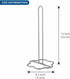 Paper Towel Holder Countertop, Kitchen Paper Towel Stand for Kitchen Organization and Storage, All Metal Sturdy Roll Dispenser, Gray...