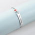 NARTGO Heart Medical Alert ID Bracelet for Women Emergency First Aid Health Alert Stainless Steel Adjustable Chain Bracelets...