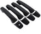 NewYall Black Exterior Door Handle Covers for Ford Edge Explorer 2011-2016 Outer Front Rear Left Driver and Right Passenger Side...
