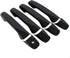 NewYall Black Exterior Door Handle Covers for Ford Edge Explorer 2011-2016 Outer Front Rear Left Driver and Right Passenger Side...