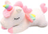 Unicorn Stuffed Animals, Soft Unicorn Plush Hugging Pillow Toy Gifts for Kids (White, 12 in)...