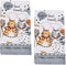 Kay Dee Happy Cat Kitchen Terrycloth Towel, Set of 2,Grey...