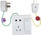 Almencla NC Montessori Switch Plug Socket, Developmental Lenarning Toys Fine Motor Ages 3+ Children Kids...