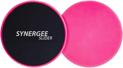 Synergee Core Sliders. Dual Sided Use on Carpet or Hardwood Floors. Abdominal Exercise Equipment...