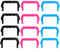 12pcs Replacement Plastic Pet Cage Crate Handles,Durable Handles for Pet Cage Carrier...