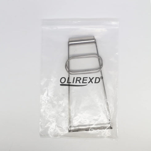 OLIREXD Universal Kitchen Stainless Steel Plate Lifter, Folding Hot Dish Plate Bowl Clip Plate Retriever Tongs...