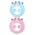 2pcs shower cap baby bath visor hair wash visor Toddler bath cap baby shower bath cap kids hair washing hat silicone shampoo cap baby shampoo viso...