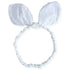RQJ Baby Girls Rabbit Headband Bunny Ear Headwear Kids Hair Band Headwrap(white)...