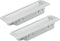 Recessed Flush Pull Handle (110x37x16mm) 2Pcs, Plastic Rectangular Inset Hidden Handles - for Home Cupboard Door Drawer, Gray...