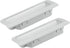 Recessed Flush Pull Handle (110x37x16mm) 2Pcs, Plastic Rectangular Inset Hidden Handles - for Home Cupboard Door Drawer, Gray...