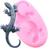 3D Lizard Gecko Silicone Mold for DIY Jelly Shots Handmade Ice Cream Gum Paste Crystal Candy Ice Cube Cupcake Cake Topper Decoration Chocolate Des...