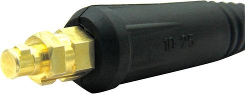 Welding Cable Joint Quick Connector Pair DINSE-Style 100Amp-200Amp (#6-#4) 10-25 SQ-MM 2-Set...