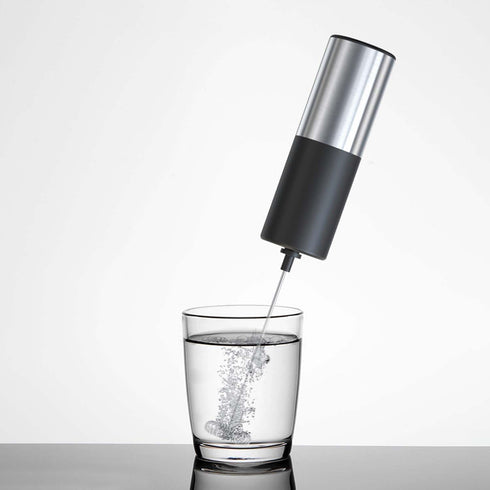 Strong stainless steel hand-held milk foam machine, portable beverage mixer, efficient foam rod, professional whisk, create the perfect coffee foa...