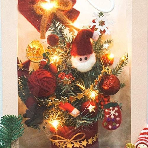 5PCS Handmade Yarn Ball Hand Knitted Yarn Blanket Crochet Yarn Knitting Supplies Holiday Decoration Christmas Gift Ornament, Red......