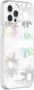 kate spade new york Protective Hardshell Case Compatible with iPhone 12 Pro Max - Daisy Iridescent Foil/White/Clear/Gems...
