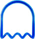 INSPIRED BY PACMAN GHOST VIDEO GAME ARCADE CHARACTER COOKIE CUTTER MADE IN USA PR496...