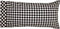 Piper Classics Vintage Check Black King Sham Set of 2 21x37+4...