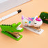 3pcs Mini Staplers for Desk, Kids Cartoon Stapler Crocodile Dinosaur, Handheld Fun Stapler for Kids Home Office...
