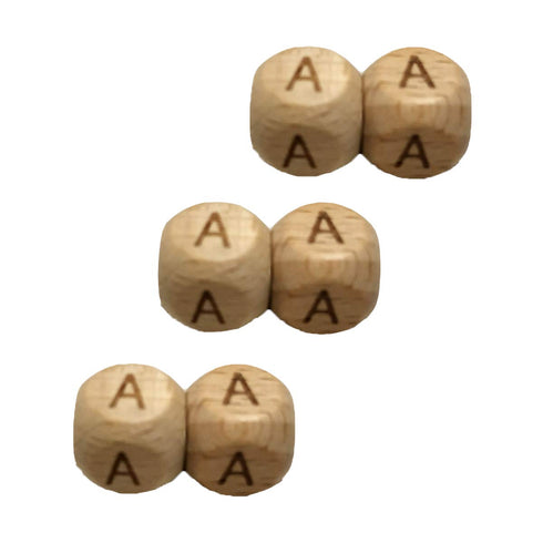 Beech Alphabet Letter Beads 100pc 12mm Square Shape Beech Wood Letter Beads Necklace Accessory DIY Jewelry Beads...