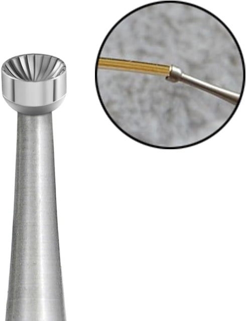 Luo ke 2 Pcs Round Cup Burr, 3/32'' Shank Wire Rounder Burs with Hand Drill Wire Twisting Tools (1.2mm + 1.8mm)...