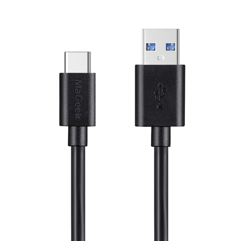 MaGeek (3.3ft USB Type C to USB 3.0 Cable Compatible with Galaxy S8, S8+, MacBook, Nintendo Switch, Sony XZ, LG V20 G5 G6, HTC 10 and More(Black)...