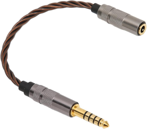 4.4MM Balanced Male to 3.5MM Balanced Female Adapter Cord, Gold Plated Portable Headphone Adapter Cable for Music Lovers...